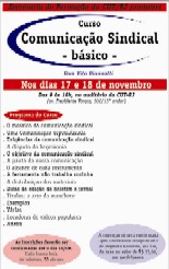 Curso Bsico de Comunicao Sindical, na CUT-RJ